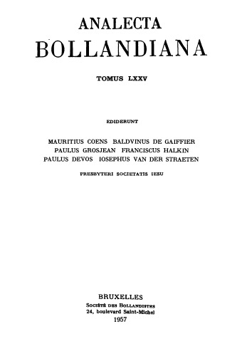 Analecta Bollandiana