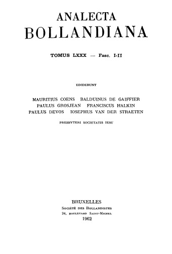 Analecta Bollandiana