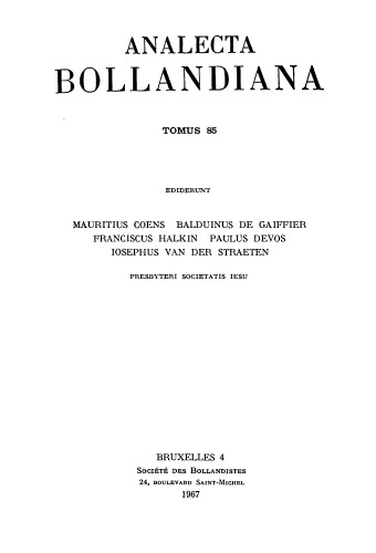 Analecta Bollandiana