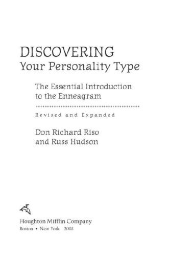 Discovering Your Personality Type: The Essential Introduction to the Enneagram, Revised and Expanded