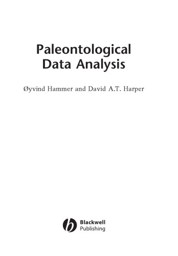 Paleontological Data Analysis