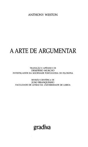 A arte de argumentar