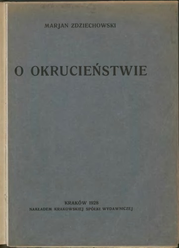 O okrucieństwie
