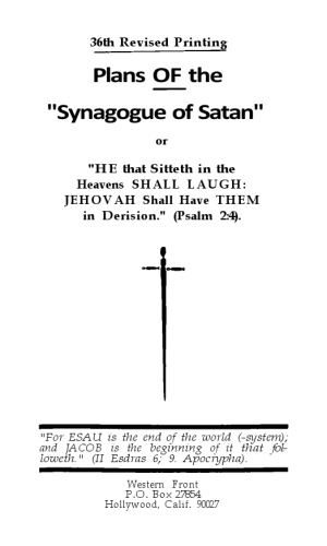 Plans of the Synagogue of Satan
