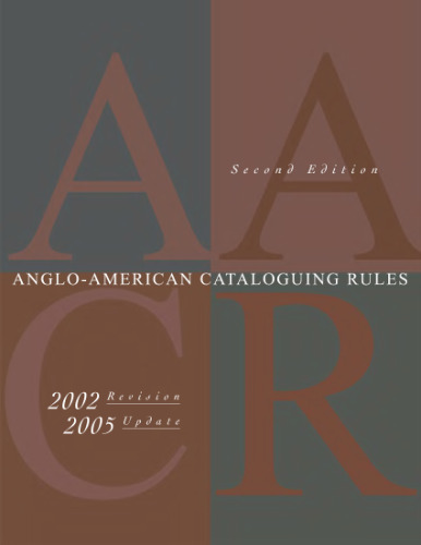 Anglo-American Cataloguing Rules
