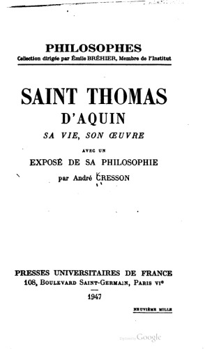 Saint Thomas d’Aquin
