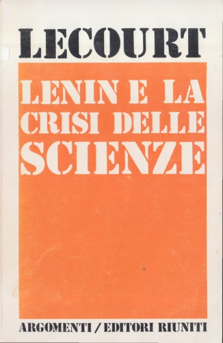Lenin e la crisi delle scienze