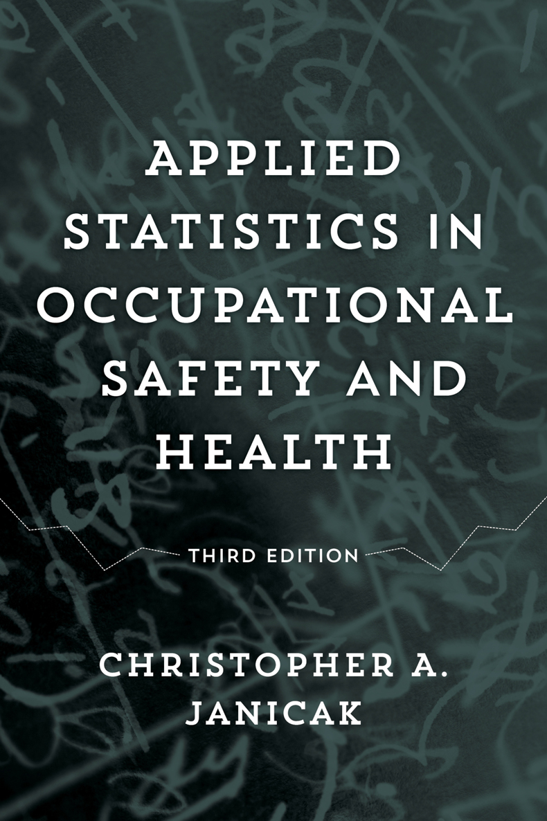 Applied statistics in occupational safety and health