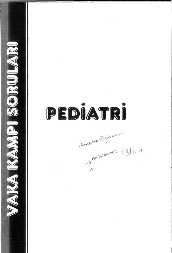 Pediatri Vaka Kampı Soruları