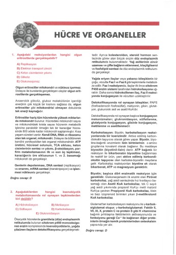 SORU KİTABI SERİSİ BİYOKİMYA