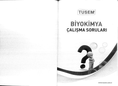 Tusem Biyokimya Çalışma Soruları Kitabı