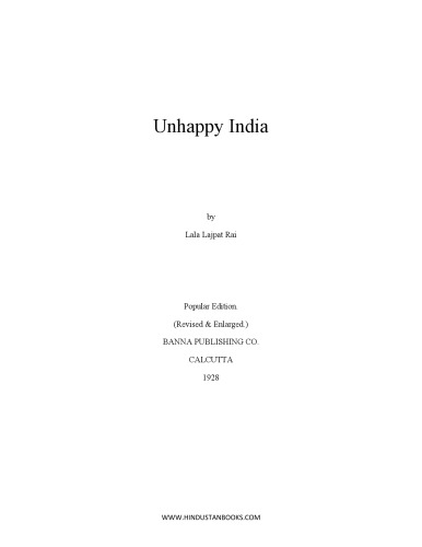 Unhappy India