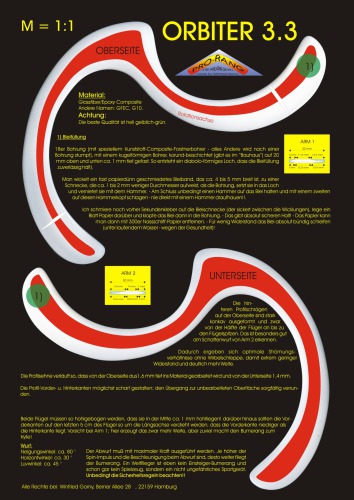 Orbiter Boomerang Bumerang Bauplan Plan Plans