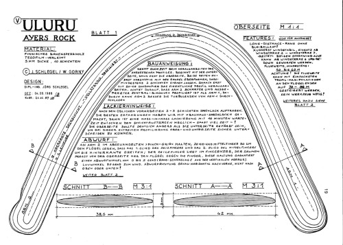 Uluru 1 Boomerang Bumerang Bauplan Plan Plans