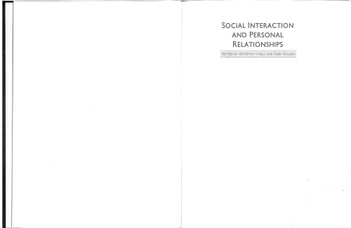 Social interaction and personal relationships