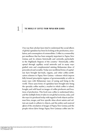 From Modern Production to Imagined Primitive: The Social World of Coffee from Papua New Guinea