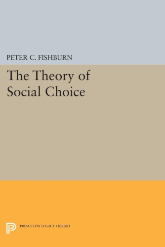 The theory of social choice