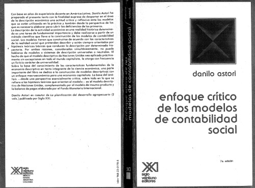 Enfoque Crítico de los Modelos de Contabilidad Social