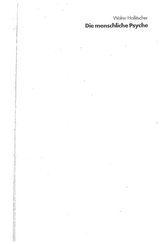 Die menschliche Psyche