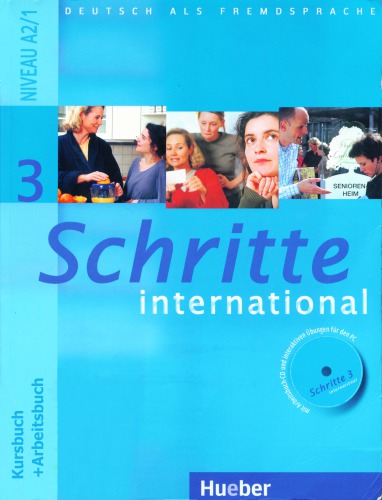 Schritte international 3: Kursbuch + Arbeitsbuch (Audio)