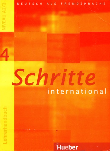 Schritte international 4: Lehrerhandbuch