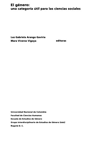 El género: una categoría útil para las ciencias sociales