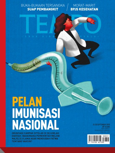 Majalah Tempo 24-30 September 2018: Pelan Imunisasi Nasional