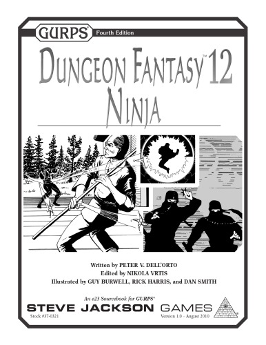 GURPS 4th edition. Dungeon Fantasy 12: Ninja