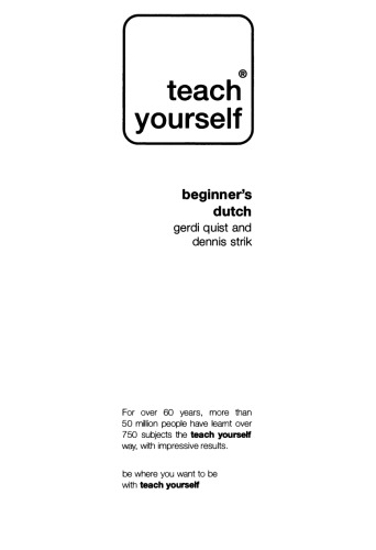 Beginner’s Dutch