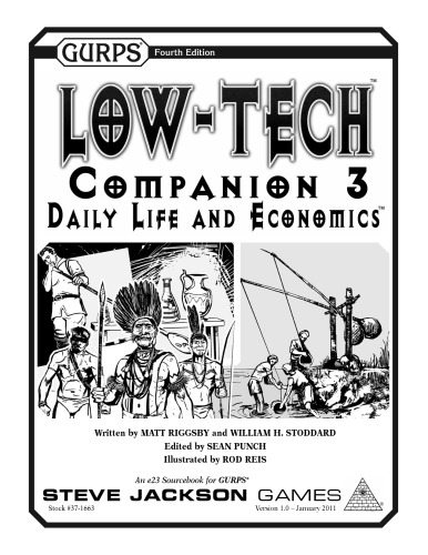 GURPS 4th edition. Low-Tech Companion 3: Daily Life and Economics