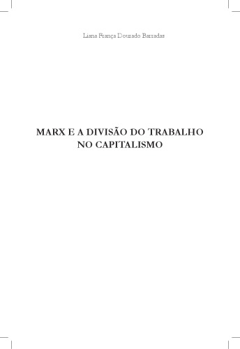 Marx e a divisão do trabalho no capitalismo