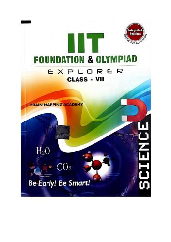 IIT JEE Foundation and Olympiad Explorer Class 7 Brain Mapping Academy NSEJS NTSE Science