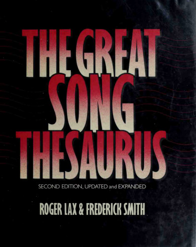 The Great Song Thesaurus