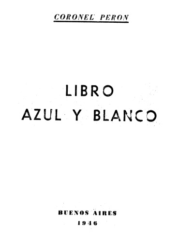 Libro azul y blanco