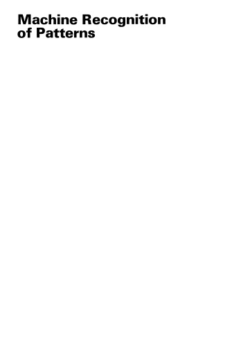 Machine recognition of patterns