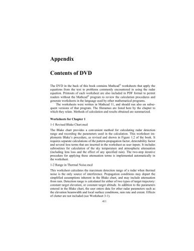 Radar Equations for Modern Radar