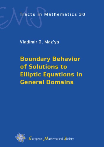 Boundary Behavior of Solutions to Elliptic Equations in General Domains