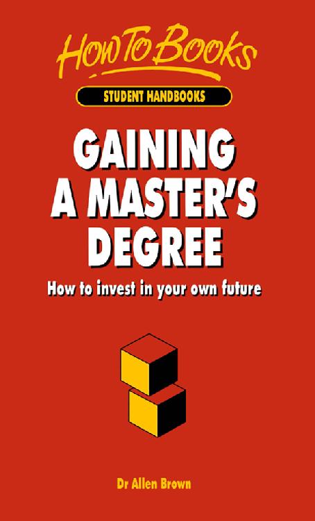 Gaining A Master’s Degree: How to invest in your own future