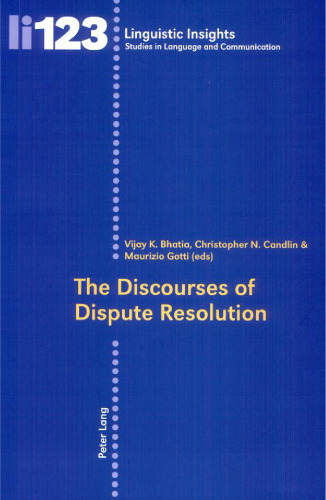 The Discourses of Dispute Resolution