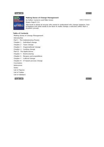 Making Sense of Change Management: A Complete Guide to the Models, Tools & Techniques of Organizational Change