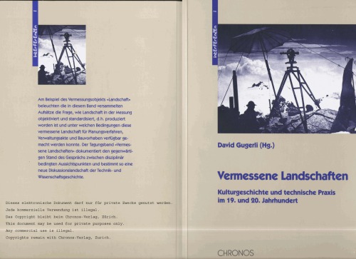 Vermessene Landschaften: Kulturgeschichte und technische Praxis im 19. und 20 Jahrhundert (Interferenzen)