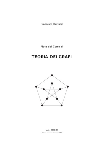 Note del Corso di Teoria dei Grafi