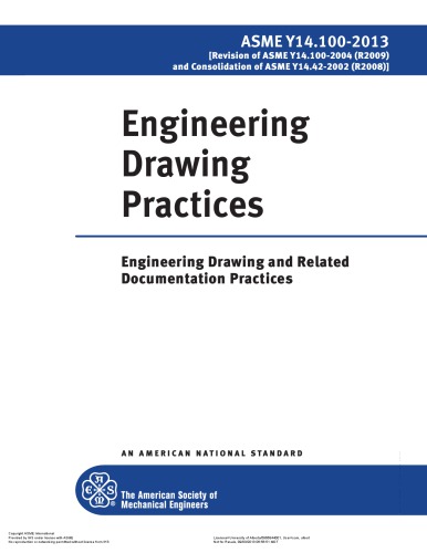 ASME Y14.100-2013 - Engineering Drawing Practices