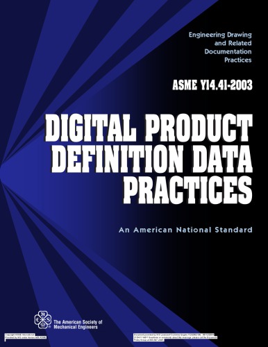 ASME Y14.41-2003 - DIGITAL PRODUCT DEFINITION DATA PRACTICES