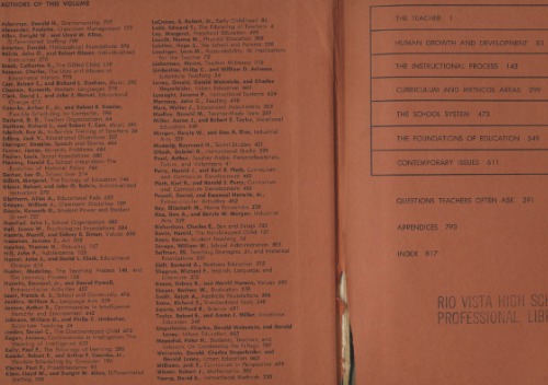 The Teacher’s Handbook