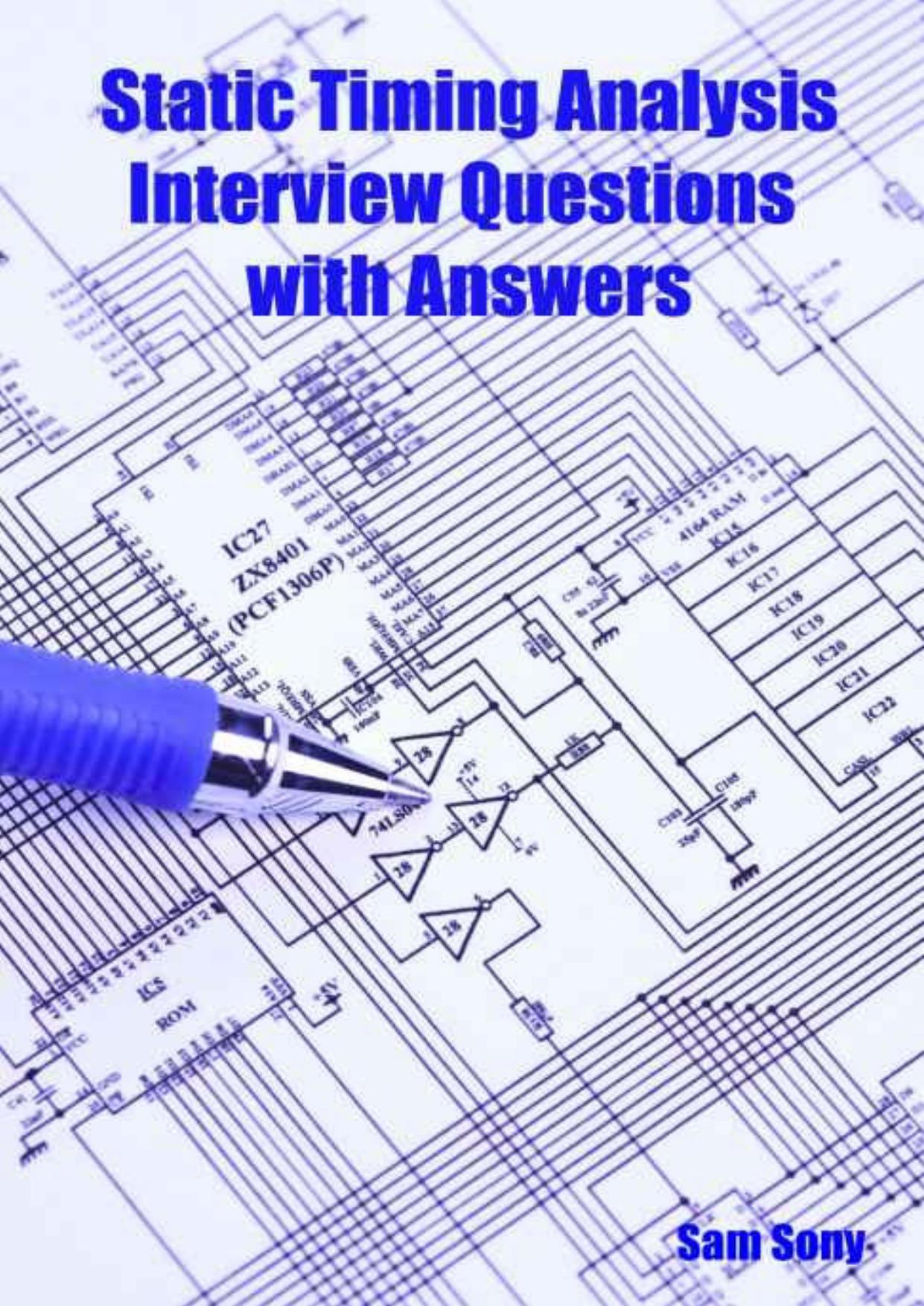 Static Timing Analysis Interview Questions