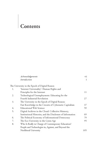 The Digital University: A Dialogue and Manifesto