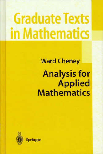Analysis for Applied Mathematics