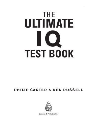 The Ultimate IQ Test Book: 1,000 Practice Test Questions to Boost Your Brain Power