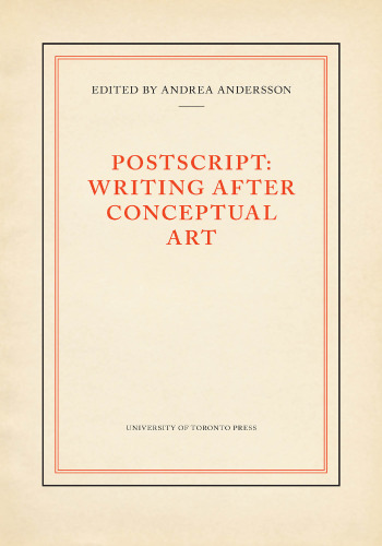 PostScript: Writing After Conceptual Art